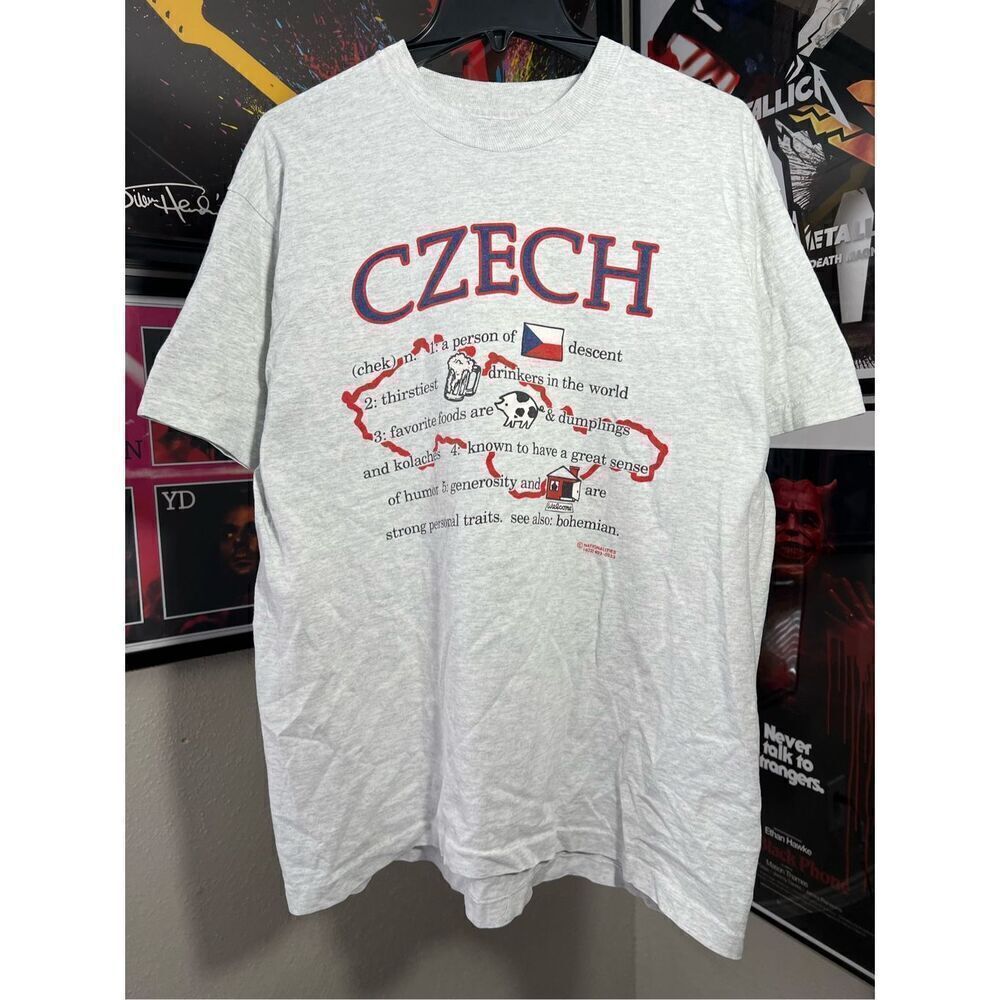 Vintage 90s Czech Traits Tee